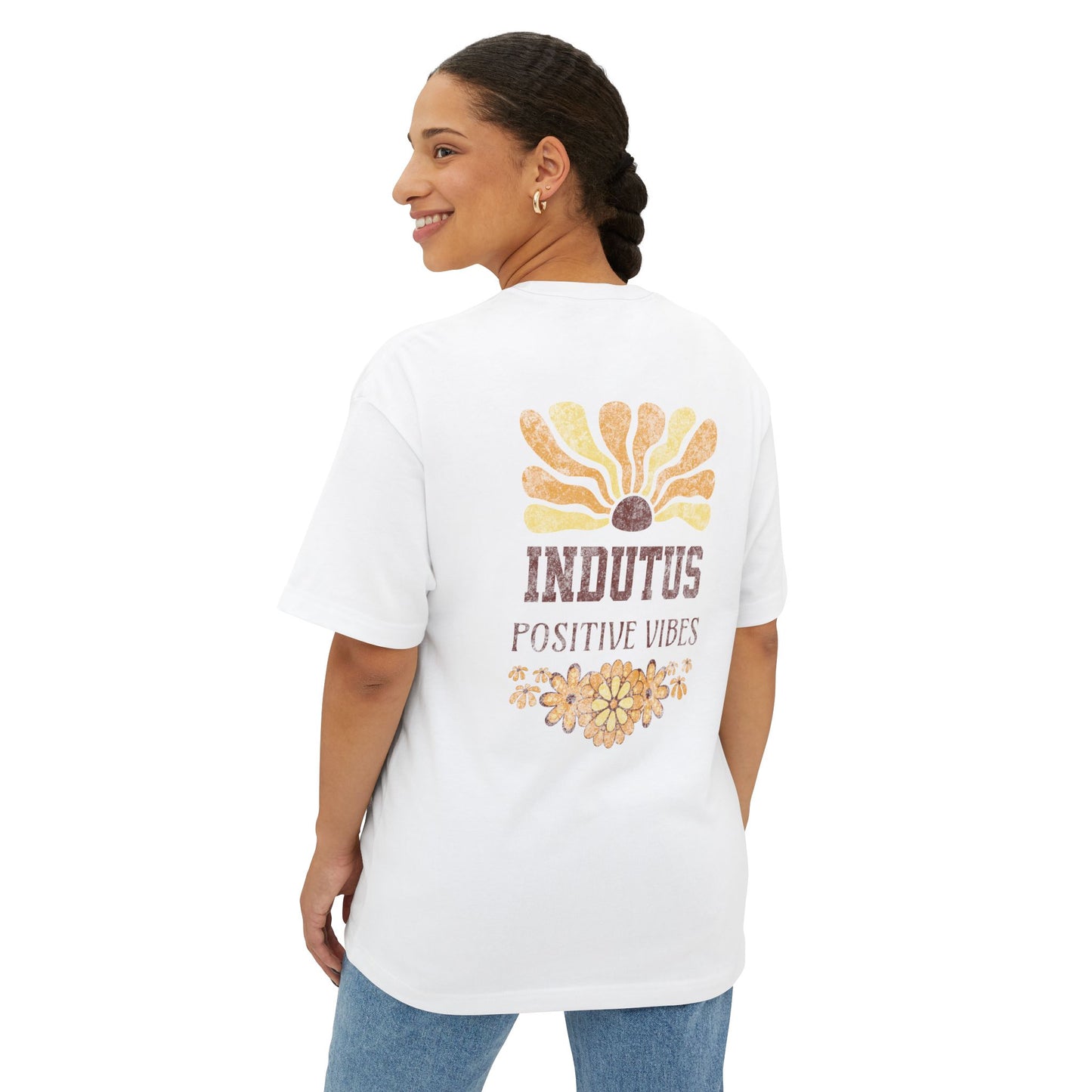 WOMEN´S INDUTUS POSITIVE VIBES OVERSIZED T-SHIRT