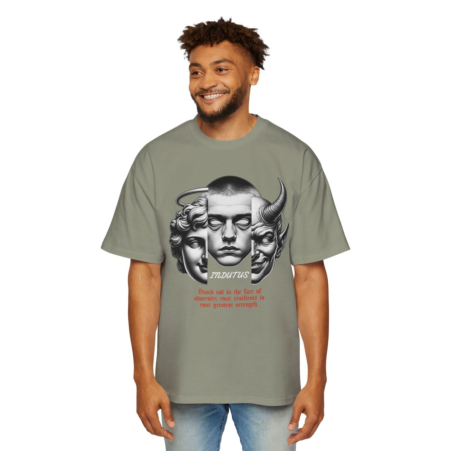 3 FACES OVERSIZED T-SHIRT