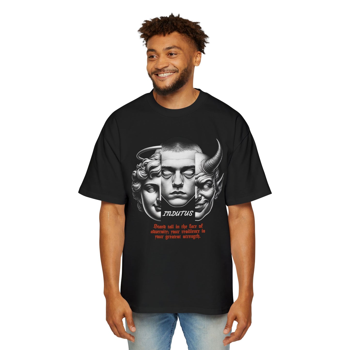 3 FACES OVERSIZED T-SHIRT